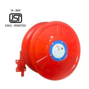 first aid hose reel drum by pareto industries no1 omex dealer in south india best fire safety equipments supplier in chennai tamilnadu